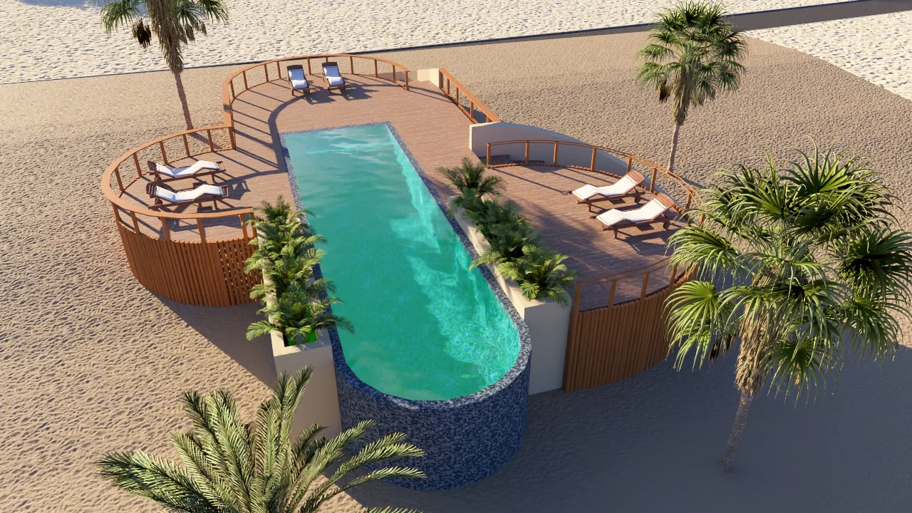 render-piscina-del-jardin-casa-iwana-vista-general